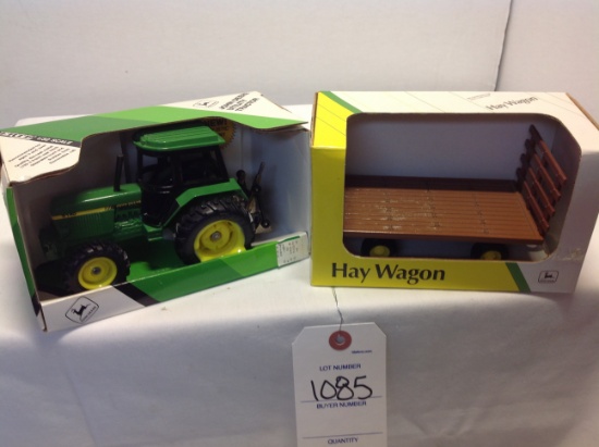 JD 3140 & Hay Wagon