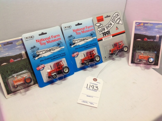 assortment of AC tractors