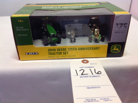 JD 175th Anniversary Tractor Set