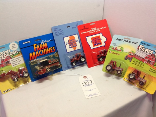 assortment of Hesston, Fiat tractors