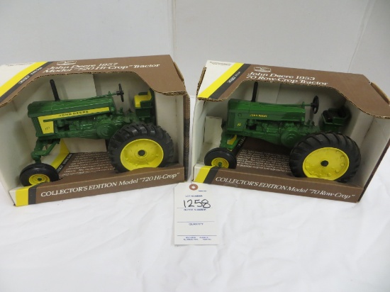 JD 720 High Crop & JD 70 Row Crop  Collector Edition's