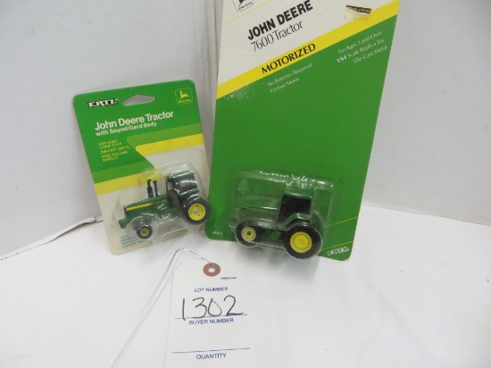 John Deere 7600 motorized friction tractor, John Deere w/sound Gard body