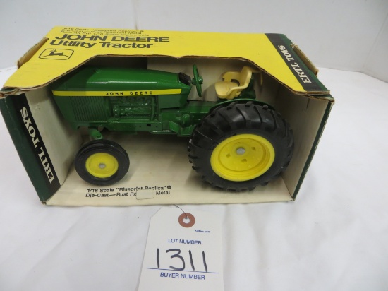 John Deere Utility Tractor Blueprint Replica  Ertl toys