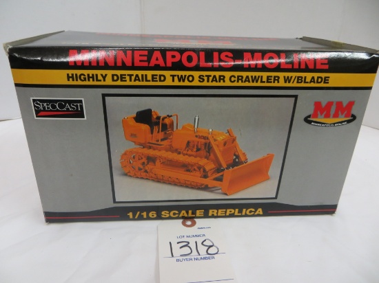 Minneapolis Moline  Highly Detailed Two Star Crawler w/Blade
