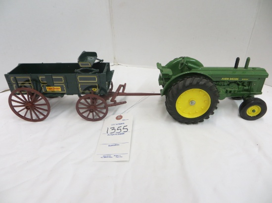 John Deere Model R Diesel & buck wagon
