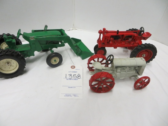 Farmall F20, Fordson, & tractor w/loader