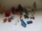 Evil Knievel with motorcycle and other misc. toys