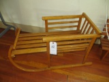 Decorative Wooden Sleigh homemade