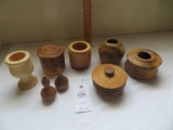 Misc. wooden items 8 pieces homemade