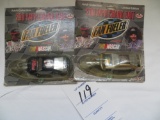 2 - 200 MPH Crank Bait Nascar Car Fishing lures both Dale Earnhardt and Hank Parker