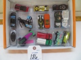 selection of Hot Wheels & Match Box cars & trucks