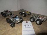 4 monster trucks