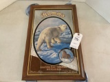 Hamm's Beer Mirror Amerian Bear Collection 1993 Polar Bear 3rd in series