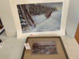 Pheasant Print and Budwiser Misty Morning Flight by Mark Bordignon in 1995