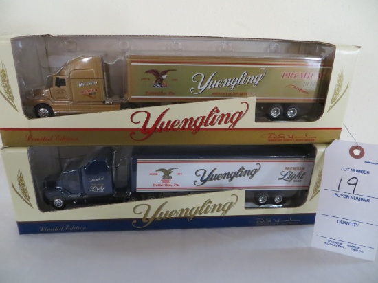 2 Kenworth tractors, Yuengling Premium Beer, Pottsville, PA,  Signature Ser