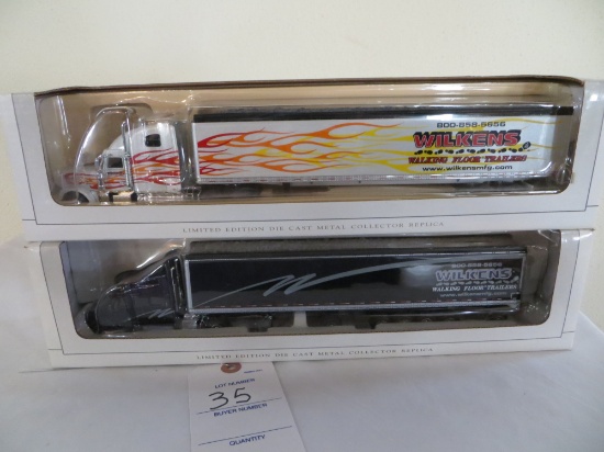 Wilkens Walking Floor Trailers triple axile Detailed truck & trailer, Die C