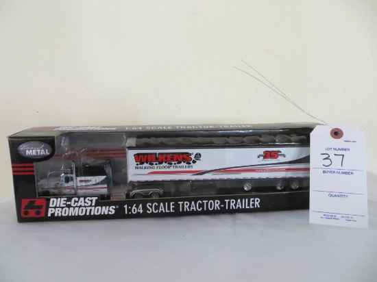 Wilkens Walking Floor Trailers 1:64 Scale Tractor-Trailer Die Cast Metal
