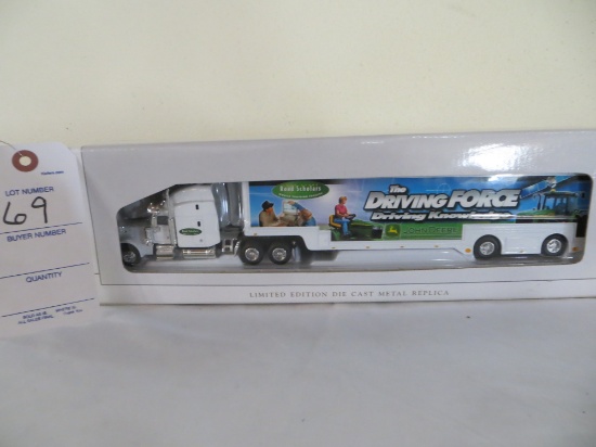 Limited Edition Peterbilt Die Cast Metal Replica John Deere Road Scholars