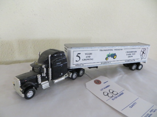 Peterbilt Semi and Trailer Crossroads Farm Toy Show November 25-26 1995 Blo
