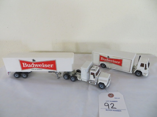 Mac Truck Semi with Budwiser  trailer with deliver truck  (2)