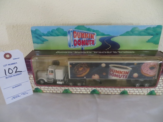 Dunkin Donuts Semi and trailer
