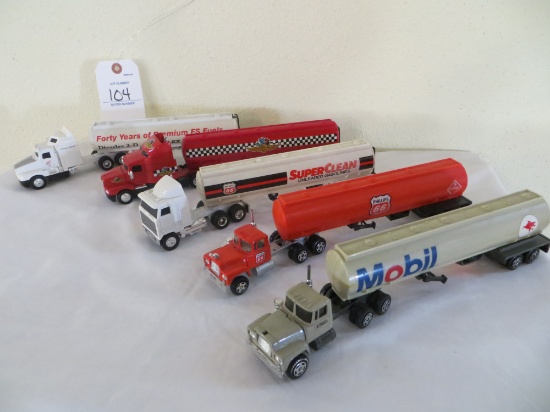 5 Fuel tank haulers and semi (5PCS)