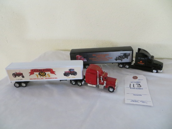 HB Duvall In Fredrick MD 50 Years Anniversary Semi and trailer and 50th Anni