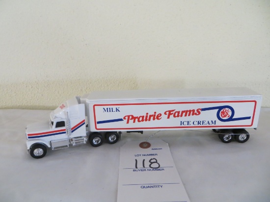 Pairie Farms Ice Cream and Milk semi and trailer