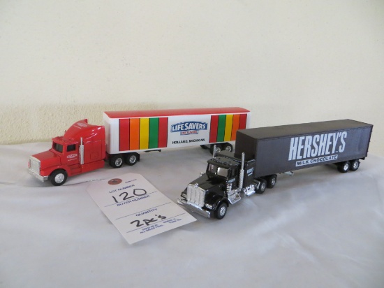 Life Savers Holland Michigan and Hershey's Milk Chocolate  Hershey PA semi a