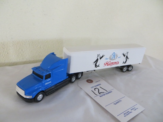 Hamms Beer semi and trailer