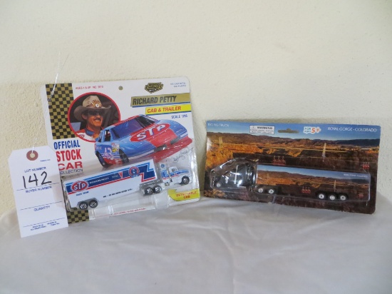 Big Rig Truck Royal Gorge Colorado and Richard Petty Race Team semi and tra