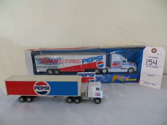 Pepsi Team Racing semi and trailer and Pepsi semi and trailer (2)