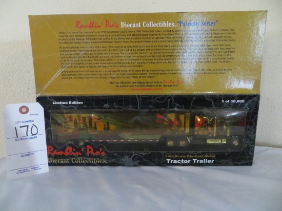 Freightliner Ramblin' Pro's Dicast Collectibles Patriotic series 1 of 10,00
