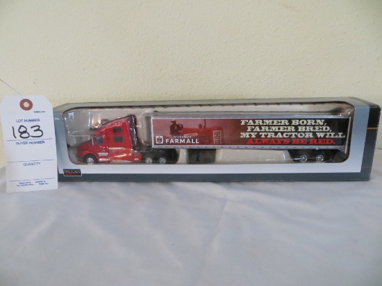 IH Farmer Born Volvo 770 Semi and trailer
