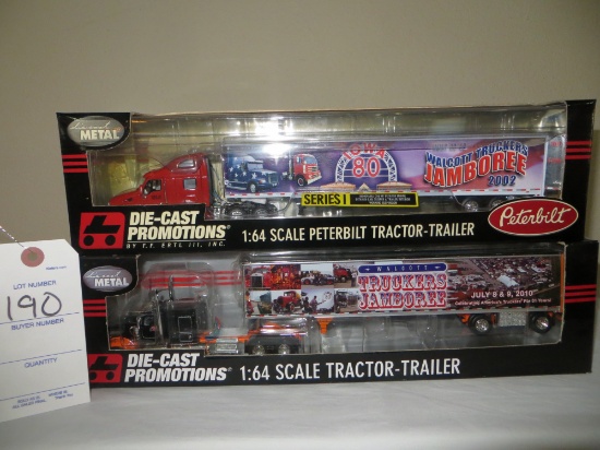 Walcott Truckers Samboree 2002 and 2010 semi and trailer series 1 and serie
