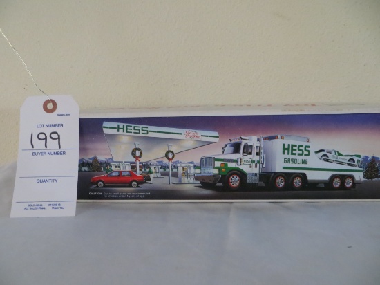 Hess Gasoline car hauler with friction motor running car
