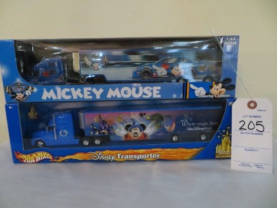 Mickey Mouse Daytona 500 collector edition, Disney Transporter Theme Park C