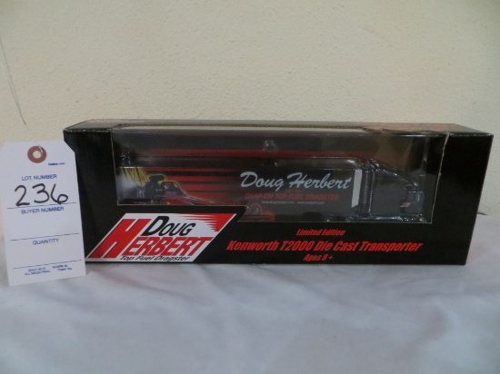 Kenworth T2000 Die Cast transporter Limited Edition Doug Herbert Top fuel D