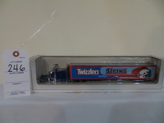 Kenworth Twizzlers Straws Semi and Trailer Limited edition die cast metal r