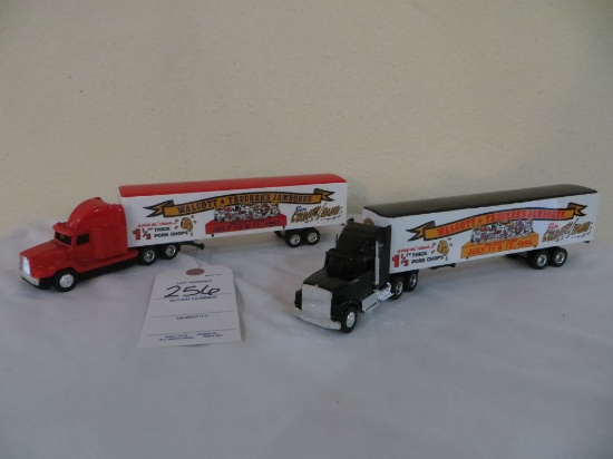 1996 and 1997 Walcott Truckers Jamboree Semi and trailers (2)