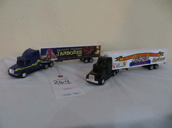 2000 and 2001 Walcott truckers Jamboree Semi and trailer (2)