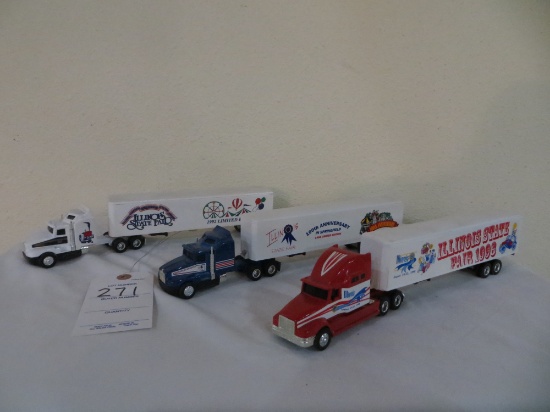 Illinois State Fair 1992, 1994 and 1998 Semi and trailer