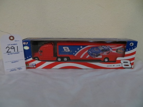 Dale Jr #8 Semi and Race car transporter