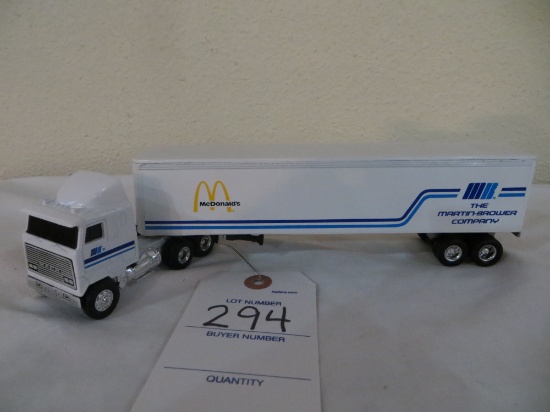 The Martin Brower Company McDonalds trailer and semi