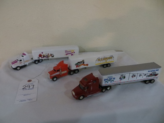 Illinois State Fair 2000, 1995 and 1996 Semi and trailer (3)