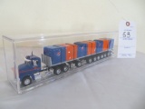 Hamilton Steel Truck and trailer in Plastic case Michigan Truck and trailer