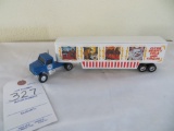 Cylde Beatty Cole Bros. Circus Daycab semi and trailer