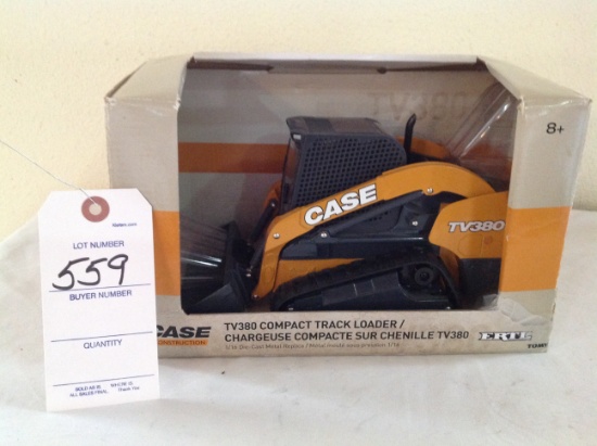 Ertl Case TV380 Compact Track Loader- Box has damage