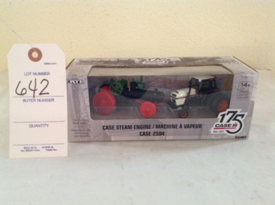 Ertl 175th Case anniversary Steam Engine and 2594 tractor