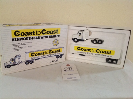 Ertl Kenworth Cab with Trailer Coast to Coast